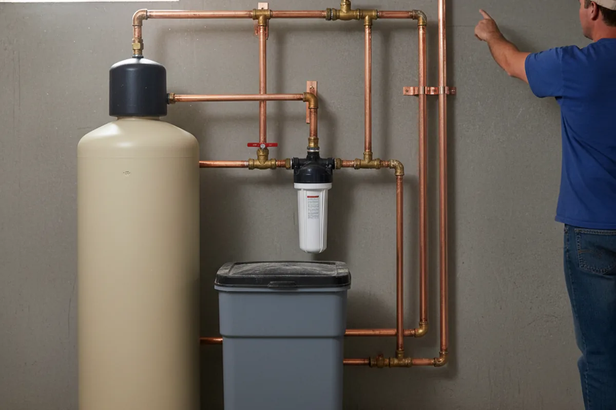 Whole-house water treatment system installed in Bureau